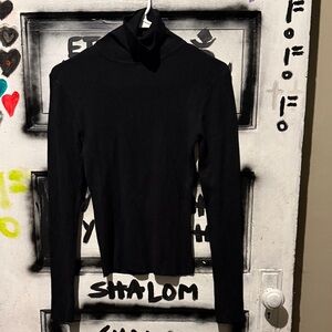 DKNY Black Turtleneck Sweater